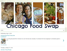 Tablet Screenshot of chicagofoodswap.com